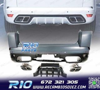 PARAGOLPES TRASERO RANGE ROVER SPORT L494 18- LOOK SVR + COL