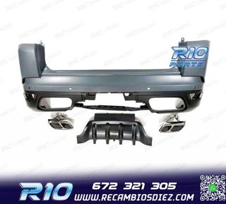 PARAGOLPES TRASERO RANGE ROVER SPORT L494 18- LOOK SVR + COL