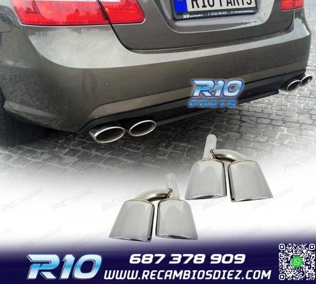 COLAS ESCAPE ESPECIFICA MERCEDES CLASE C W204 07-15 LOOK AMG