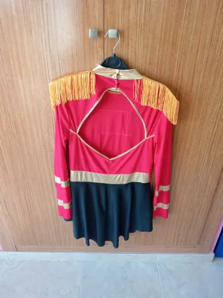 Disfraz de Circo / Militar Rojo y Negro Majorette