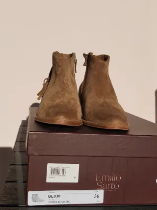 Stivaletti Emilio Sarto scamosciati