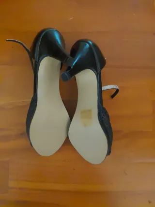 Scarpe eleganti nere tacco 38