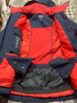 Anorak de nieve Lidl azul