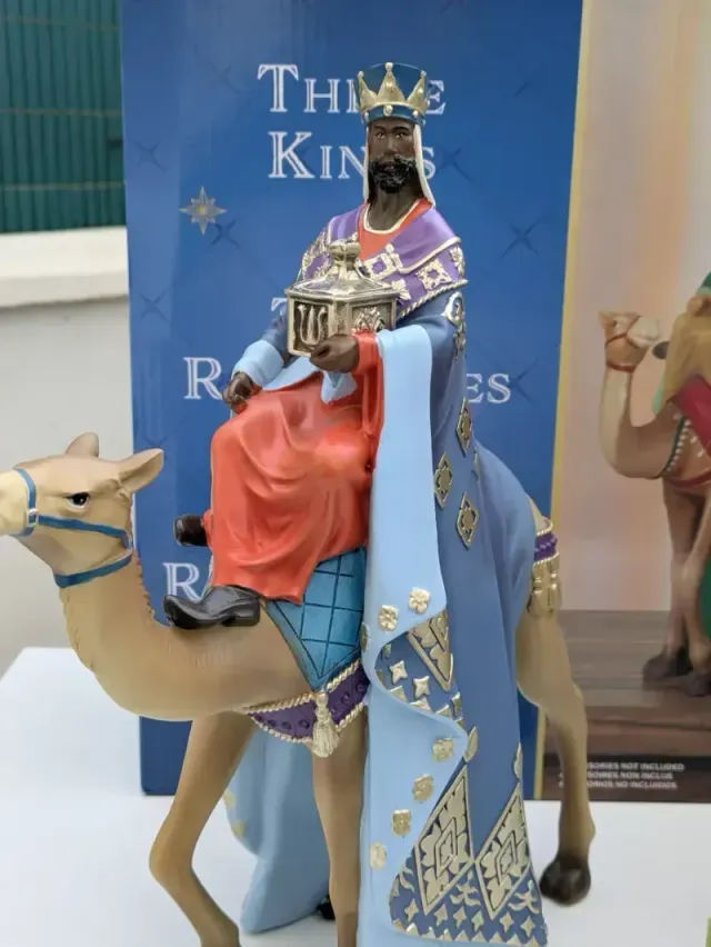 Reyes Magos Belén Navidad Camellos Decoración