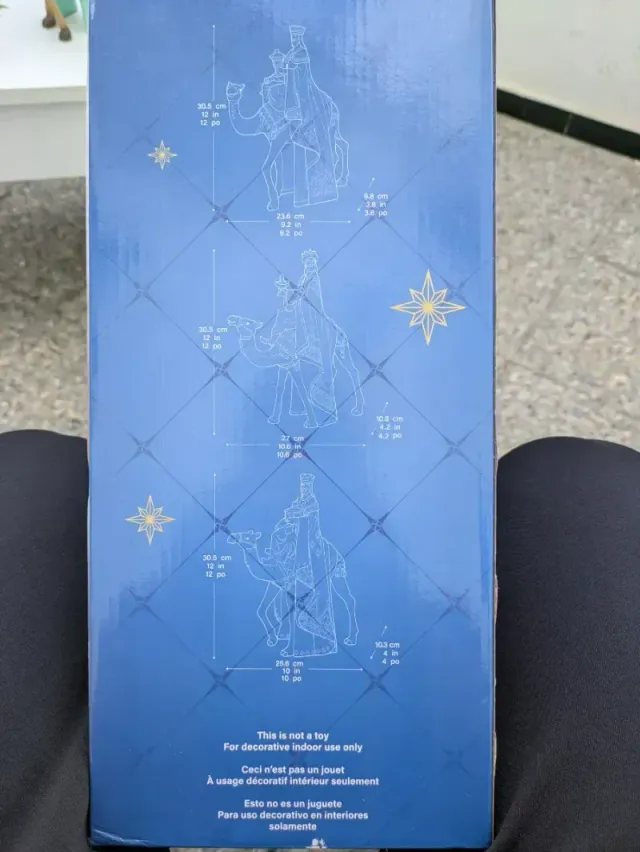 Reyes Magos Belén Navidad Camellos Decoración