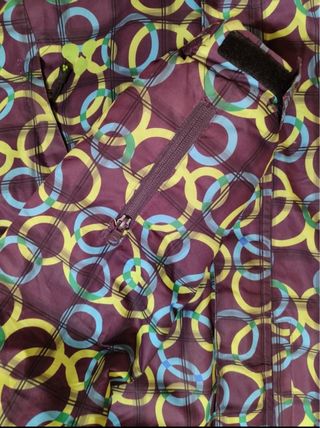 Abrigo impermeable de nieve multicolor