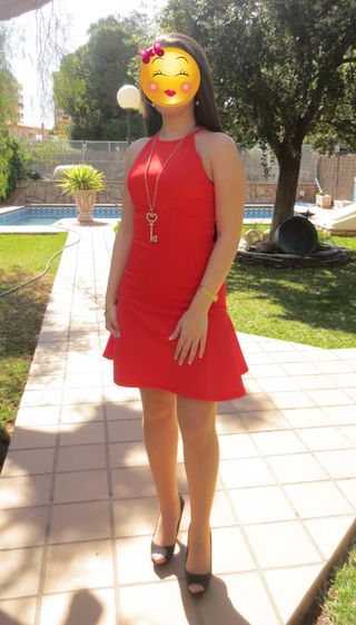 Vestido Corto Rojo