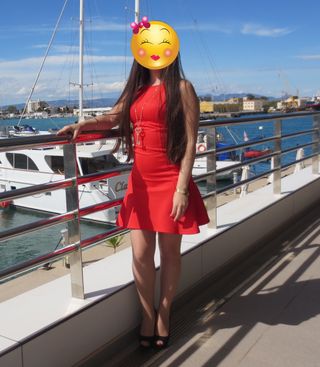 Vestido Corto Rojo