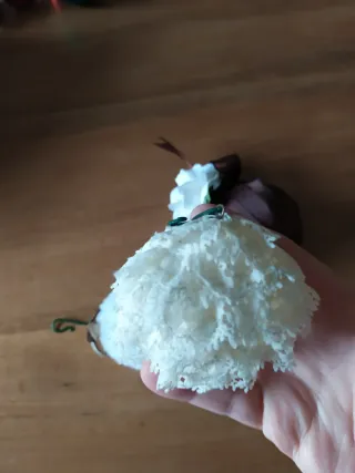 Palline di Natale in tessuto e plastica