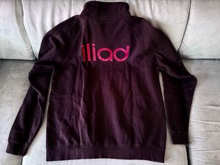 Felpa Iliad Nera Uomo/Donna Taglia XL