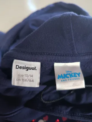 Vestido Sudadera Desigual T12-13 Años