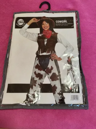 Disfraz Cowgirl Talla Única Fiesta Guirca