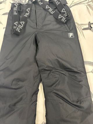 Completo sci Fila neon/nero