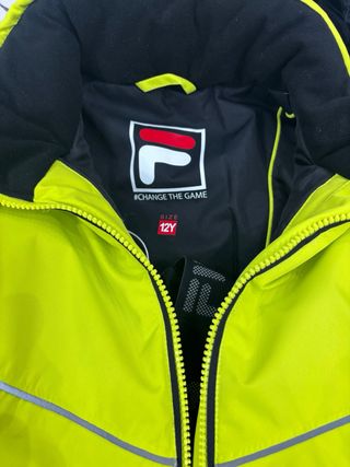 Completo sci Fila neon/nero