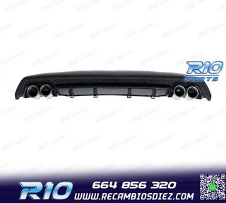 DIFUSOR VOLKSWAGEN VW GOLF 7.5 17-20 LOOK R