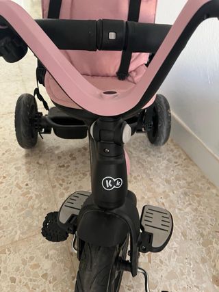 Triciclo de paseo rosa kinderkraft