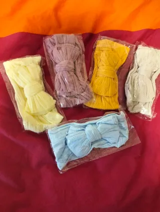 Turbantes para bebé - Pack 4