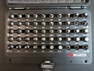 Set de puntas Wurth 1/4 - 50 piezas