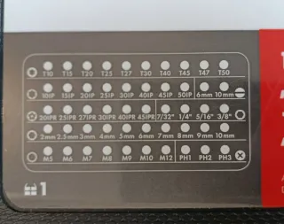 Set de puntas Wurth 1/4 - 50 piezas