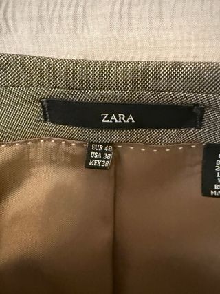 Traje Hombre ZARA Beige Tostado