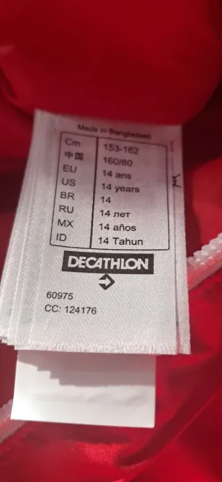 Mono de nieve para niño talla 14