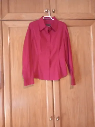 Camisa Adolfo Domínguez Roja Talla M