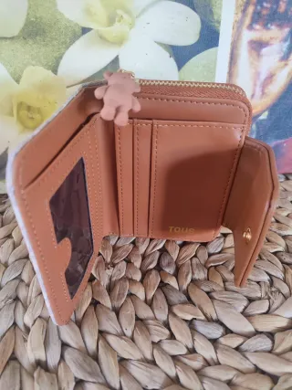 Monedero Tous Marrón y Blanco