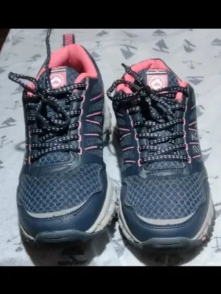 Sneakers sportive blu e rosa