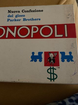 Monopoli Parker Brothers Editrice Giochi Anni 80