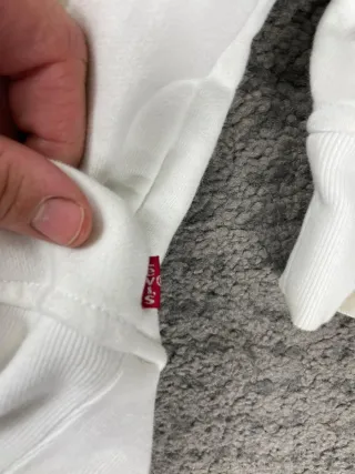 ¡¡OFERTA!! Talla XL Sudadera Levis 501 Blanca