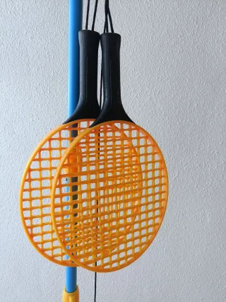 Juego Tenis Raqueta Base y Pelota