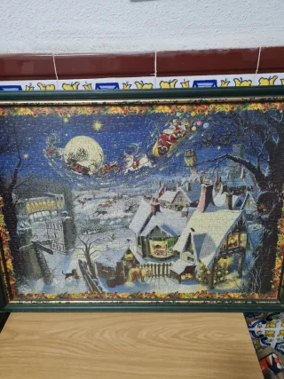 Cuadro Navideño Santa Claus