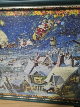 Cuadro Navideño Santa Claus