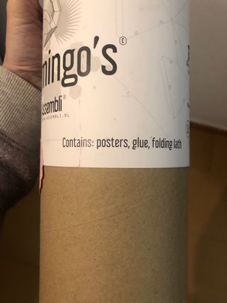 Flamencos 3D Papel DIY Rosa