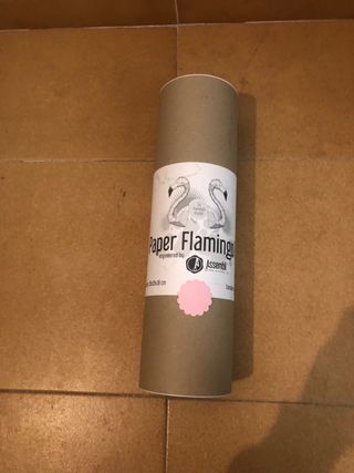 Flamencos 3D Papel DIY Rosa