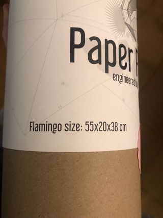 Flamencos 3D Papel DIY Rosa