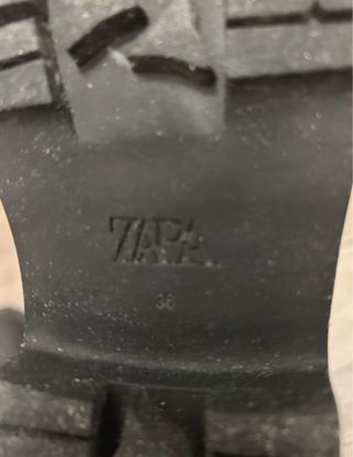 Botines Biker Zara Negros Talla 36