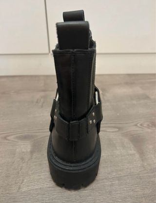 Botines Biker Zara Negros Talla 36