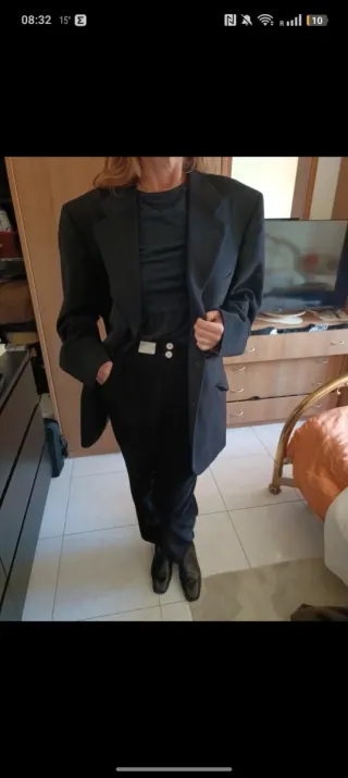 Blazer Loro Piana Negro cashmere/wool