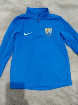 Sudadera Málaga C.F. Nike Azul