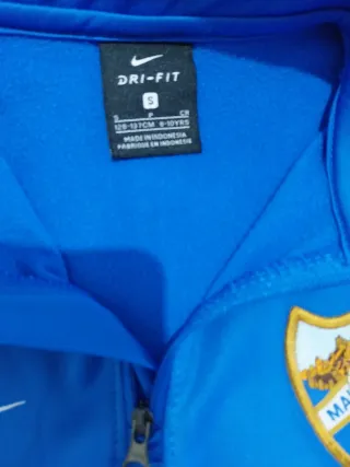 Sudadera Málaga C.F. Nike Azul