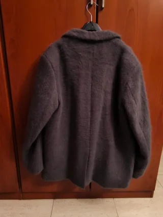 Abrigo Zara 3/4 Gris Talla Única talla L