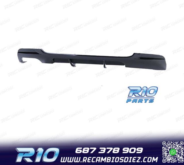 DIFUSOR BMW E92 E93 LOOK M PERFORMANCE NEGRO BRILLO OO---