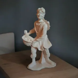 Figura pastor mármolina