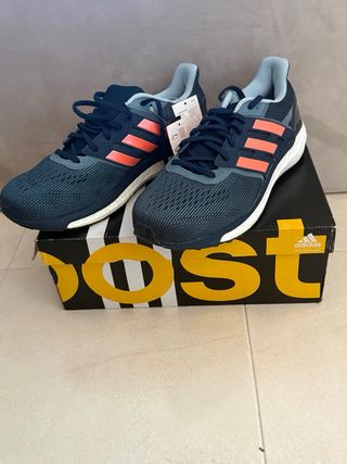 Adidas Supernova M Zapatillas Running Azul Naranja