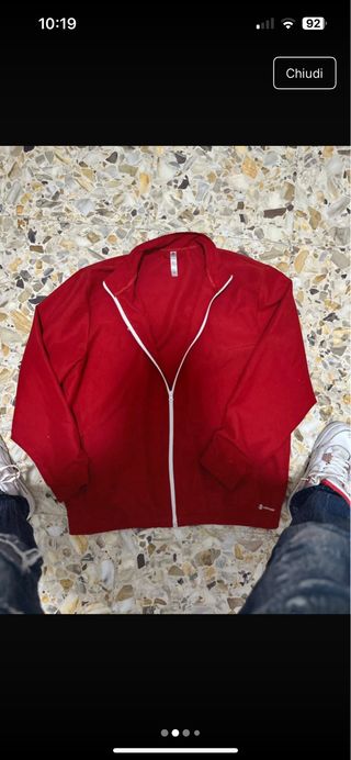 Giacca Adidas Rossa