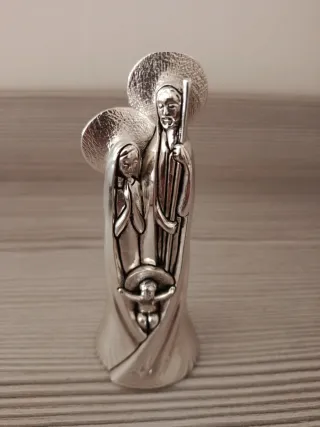 Natività, laminata in arg. Marca Romar. alta 12 cm