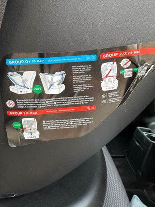 Silla Babyauto Rodia fix coche isofix giratoria