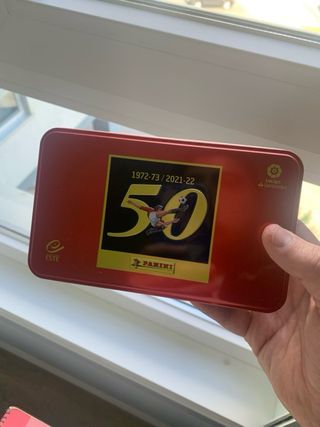Caja Metálica Panini 50 Aniversario LaLiga 21-22