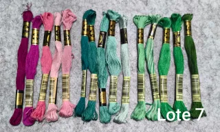 Lote 15 madejas bordar DMC (Lote 7)